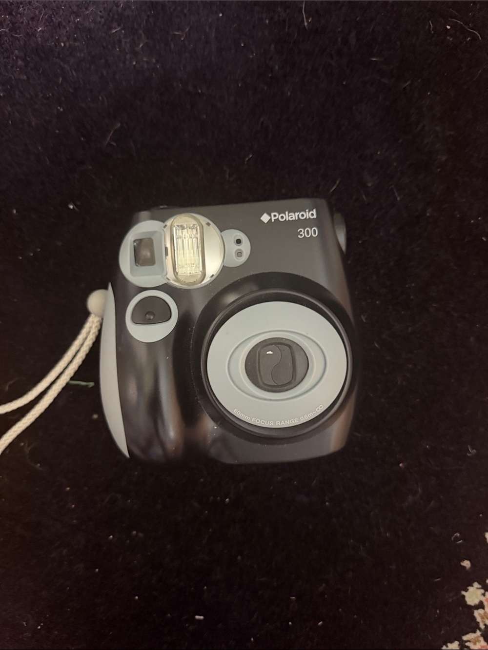 Polaroid 300 Instant Camera - Black and Light Gray